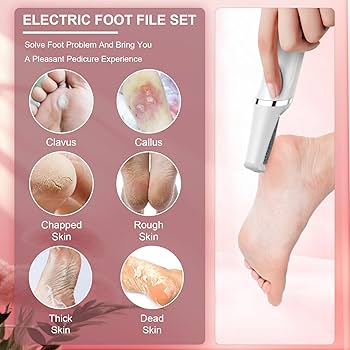 Amazon.com : Electric Foot Callus Remover,3 Rollers,3 Speeds